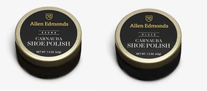 Allen Edmonds Premium Travel Size Carnauba Wax Shoe Polish Black Brown 1.5oz USA - Picture 1 of 3