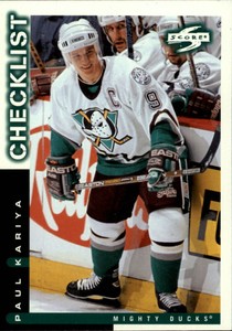 1997-98 Score Anaheim Ducks Hockey Card #270 Paul Kariya CL (inserts)