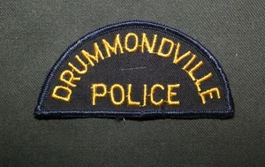 Parche de hombro vintage del Departamento de Policía de Drummondville de Canadá (desaparecido) - Imagen 1 de 2