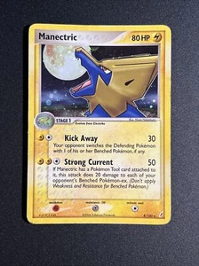 Pokemon Rare Holo Ex Crystal Guardians Eng 8/100 Manectric - Picture 1 of 11