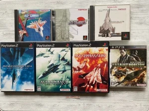 SONY PS 1 2 3 Ace Combat 1 2 3 & 4 5 Zero & Assault Horizon set from Japan - Picture 1 of 13