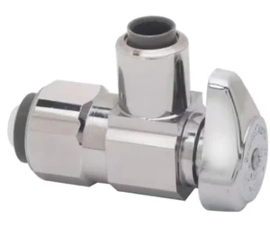 1/2 Zoll Push Connect Eingang x 3/8 Zoll Auslassdurchmesser Kompressionsauslass 1/4-Umdrehung - Bild 1 von 4