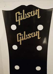 2 GOLD  STAR Decal  Headstock Gibson Logos, Die-Cut Vinyl Decal,  STAR  - Picture 1 of 1