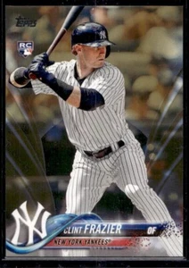 2018 Topps Series 1 GOLD #7 Clint Frazier 1566/2018 Yankees RC Rookie - Picture 1 of 2