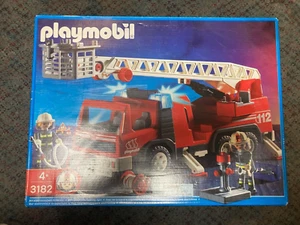 Playmobil 3182 Fire Ladder Truck New in Box - Picture 1 of 7