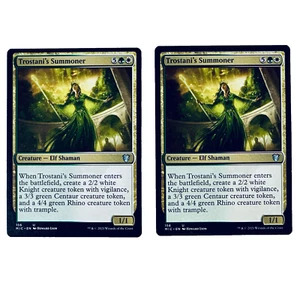 Magic the Gathering Trostanis Summoner Regular Uncommon Midnight Hunt x2 - Picture 1 of 10