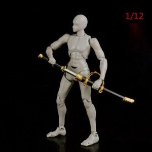 1/12 Scale Metal Soldier Ancient Sword Blade Weapon For 6'' Action Figure Custom - Picture 1 of 3