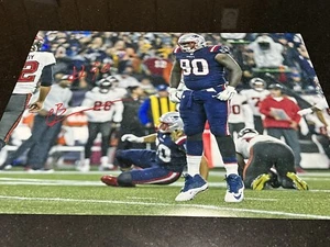 Christian Barmore Autographed Signed New England Patriots 16x20 Photo Red JSA - Picture 1 of 3