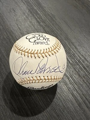 Guante de Oro Oficial Rawlings Firmado Lance Parrish Béisbol Autografiado Tigres Foto 1 de 2