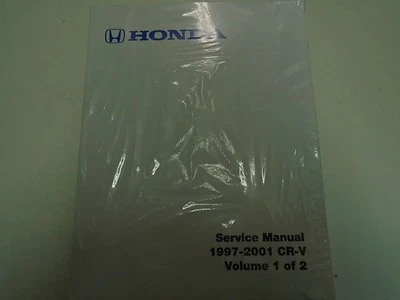 Honda CR-V 1997 2001 CRV manual de reparación de taller de servicio libro de fábrica nuevo  Foto 1 de 2