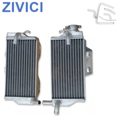 Radiador de aluminio + manguera blanca para Honda CR250R CR 250R 2005-2007 2005 2007 2006 Foto 1 de 4