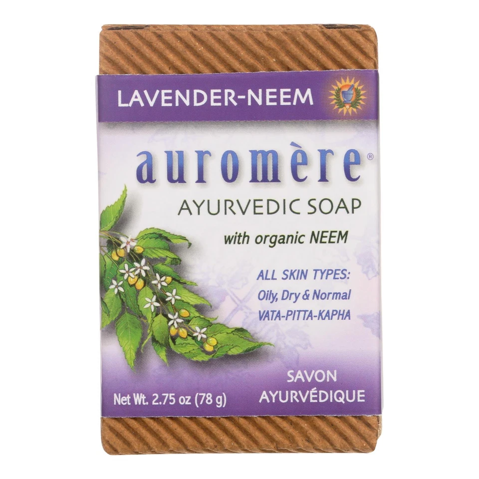 Auromere Bar Soap Ayurvedic Lavender Neem 1 Each 2.75 Oz - Image 1 of 1