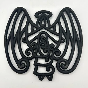 Angel Trivet Cast Iron For Kitchen And Dining Table Wall Art Or Decoration - Picture 1 of 3