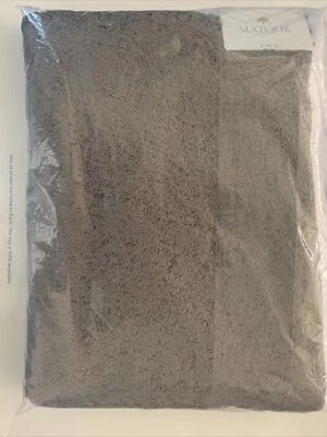 MATOUK ENZO- Toalha de banho- CINZA com acabamento BRANCO 30 X 52 - NOVA - Imagem 1 de 4