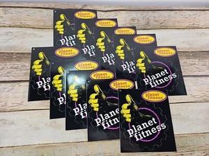 *10 PACK Planet Fitness Authentic 4” Stickers Decals + Thumbs Up - Picture 1 of 4
