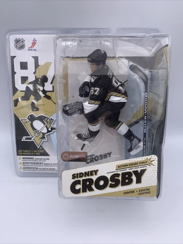Sidney Crosby Pittsburgh Penguins ~Black -McFarlane Action Figure NHL Series 12 Cover