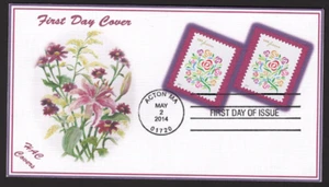 Where Dreams Blossom - 2014 FDC, SC# 4764,  Flap Open - Picture 1 of 1