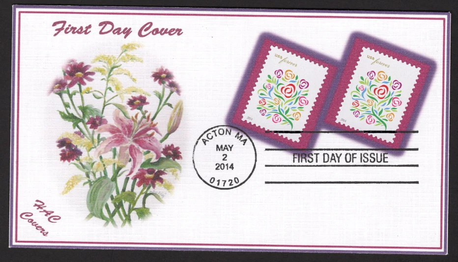 Where Dreams Blossom - 2014 FDC, SC# 4764,  Flap Open - Image 1 of 1