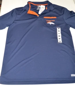 Denver Broncos NFL Team Apparel TX3 Cool Polo Shirt Size Men's M NWT - Picture 1 of 6