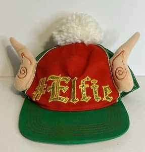 #Cappello Elfie Con Orecchie Verde Rosso Oro Babbo Natale Elfi Elfo Vacanze Natale - Foto 1 di 5