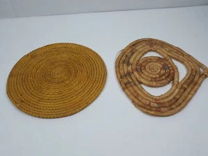 Antique Hand Woven Place Mats - Picture 1 of 12