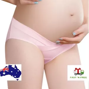 Maternity Panties Cotton low-waist Intimates Pregnant Mum Soft underwear Briefs - Picture 1 of 3