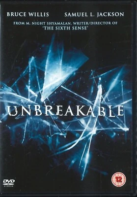 Unbreakable (2000) DVD, Bruce Willis, Samuel L. Jackson, Robin Wright [Region 2] - Image 1 of 2