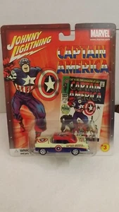 Johnny Lightning Captain America '56 Chevy Convertible # 3  1/64 Scale - Picture 1 of 3