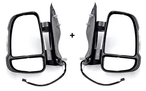 per PEUGEOT BOXER 2006- 2x SPECCHIO SPECCHIETTO RETROVISORE ELETTRICO SX DX - Foto 1 di 13