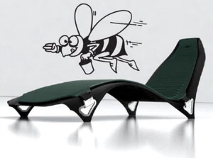 Fliegende Biene Tier Kinder Kinder Wandbild Wandbild Dekor Vinyl Aufkleber z047 - Bild 1 von 3