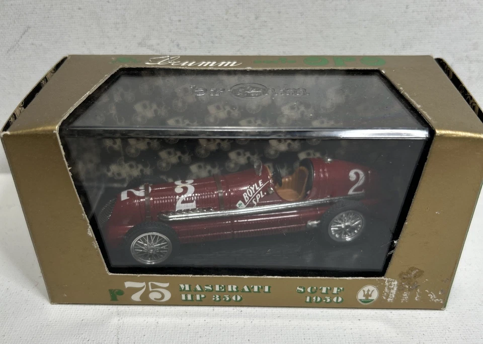 Brumm R75 Serie Oro Maserati SCFT HP 350 1950 Scala 1/43 Vintage - Immagine 1 di 4