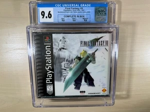 Final Fantasy VII 7 PlayStation PS1 Game Complete CIB CGC 9.6 - Picture 1 of 2
