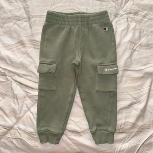 Champion Kids Green Cargo Sweatpants - Picture 1 of 6