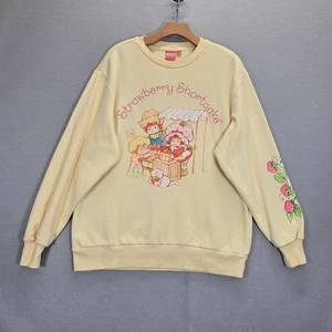 Sudadera vintage Strawberry Shortcake amarilla para mujer talla mediana - Imagen 1 de 11
