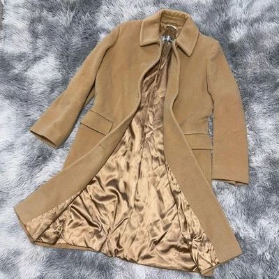 Maxmara Balmacaan Rana Wool Angora Silver Tag Coat -Used -From Japan - Image 1 of 4