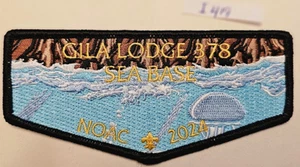GILA LODGE #378 - NOAC 2024 "SEA BASE - DEATH FLAP" 2024 NOAC - LODGE MERGED - Bild 1 von 1