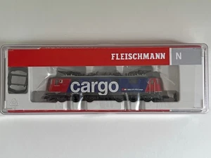 Fleischmann 737215 N gauge SBB Ae 6/6 electric locomotive in SBB Cargo livery - Picture 1 of 2