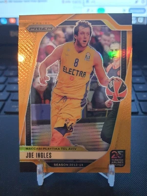 Panini Prizm Euroleague 2024-25 Joe Ingles True Gold Prizm /10 - Image 1 of 2