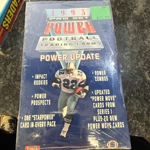 1993 Pro Set Power Update Football Box 48 Packs Sealed Unopened New - Picture 1 of 3