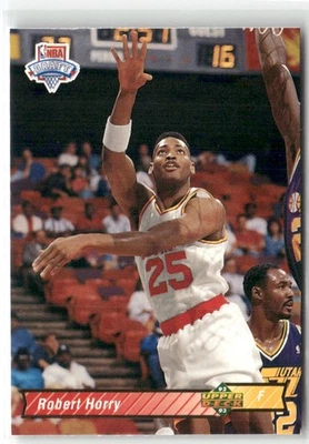 1992-93 Upper Deck #7 Robert Horry Houston Rockets - Image 1 of 2
