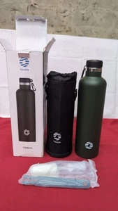 Botella de agua aislada FJbottle botella aislada, 1 L - acero inoxidable, verde - Imagen 1 de 2