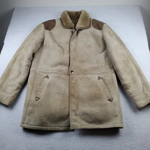 Saks Fifth Avenue Damen Lammfell Lammfell Jacke Mantel Made in France Faded Si - Bild 1 von 24