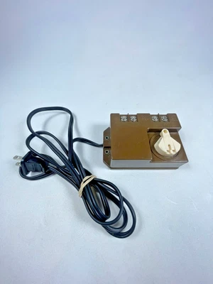 VTG Bachmann Model Train HO & N Scale Power Pack Hobby Transformer Brown DC Volt - Image 1 of 4