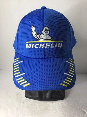 Michelin Man Hat Tires Racing Blue Adjustable NWOT - Image 1 of 4
