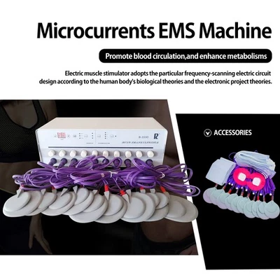 Masajeador muscular eléctrico de microcorriente máquina de estimulación adelgazante corporal Foto 1 de 4