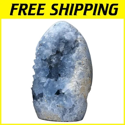 Celestite Healing Crystal - Decorative Mineral Specimen - Image 1 of 4