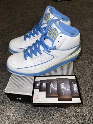 Jordan 2 Retro Melo 2004 para hombre talla 9 con caja y tarjeta 303308-141 Foto 1 de 4