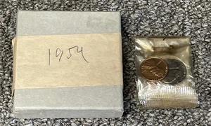 1954 US Proof Set – Original Box & Seals Intact – 90% Silver Coins - Picture 1 of 6