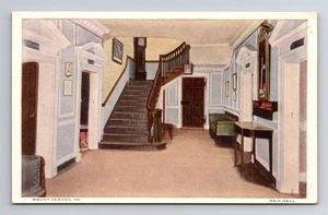 Postkarte Main Hall - Mount Vernon, Virginia - George Washington 1926 - Bild 1 von 2