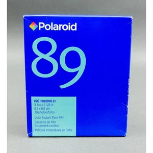 Polaroid 89 Ultra Rare Color Instant Pack Film 10 Photos Exp. 10/06 NOS Sealed - Picture 1 of 3